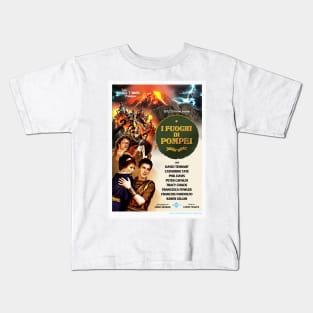 The Fires of Pompeii - Italian Kids T-Shirt